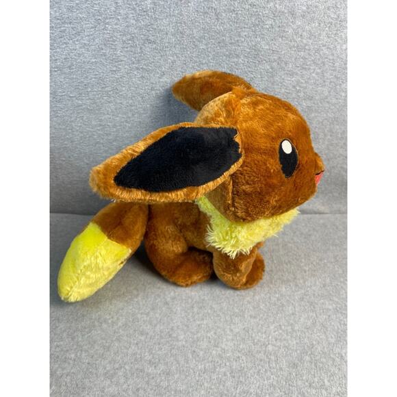 Build A‎ Bear Pokemon Eevee Brown Plush 16" Stuffed Animal 2017 - Picture 3 of 7